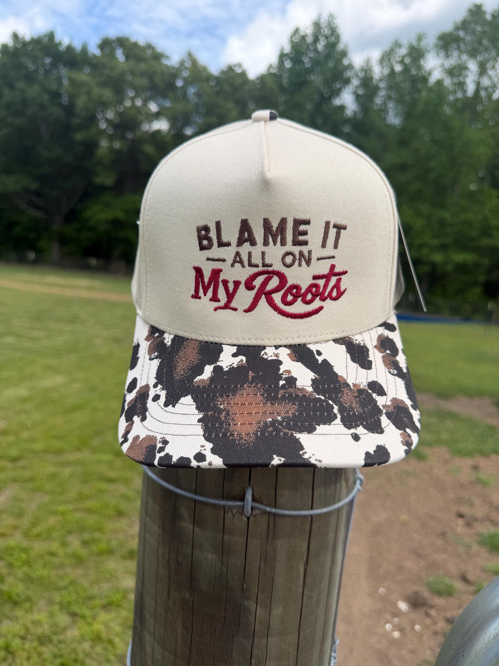 Cow Print Trucker Hat