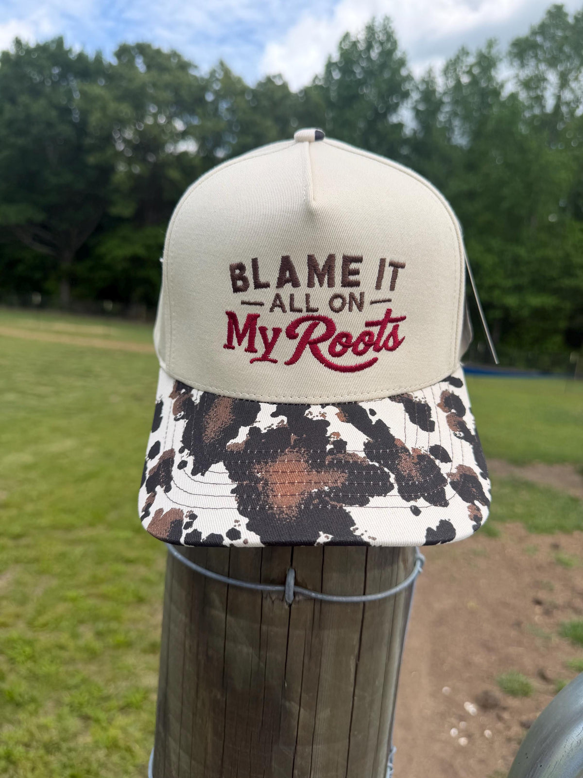 Cow Print Trucker Hat