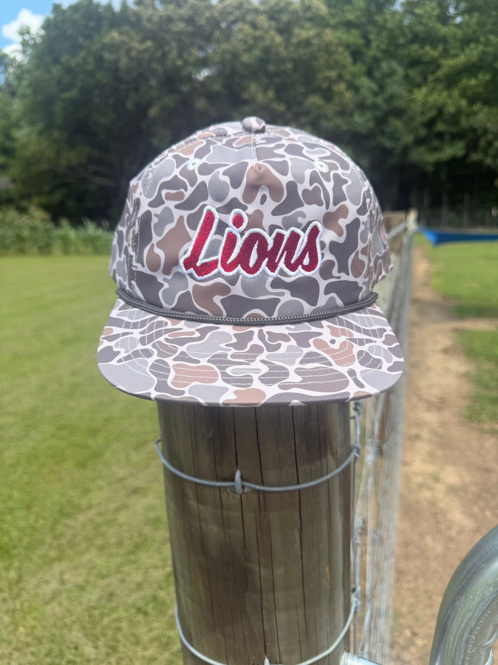Lions Camo Rope Hat