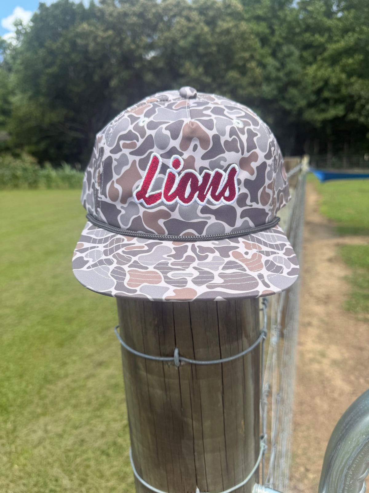 Lions Camo Rope Hat