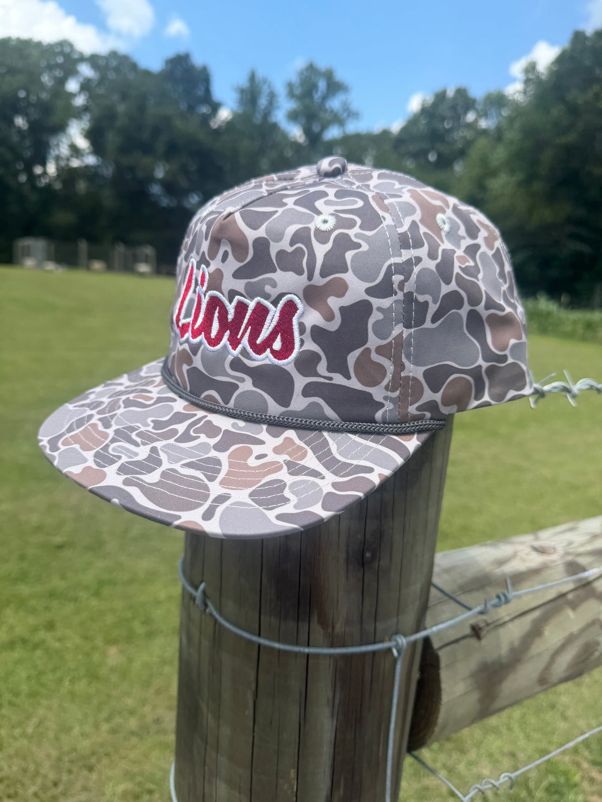 Lions Camo Rope Hat
