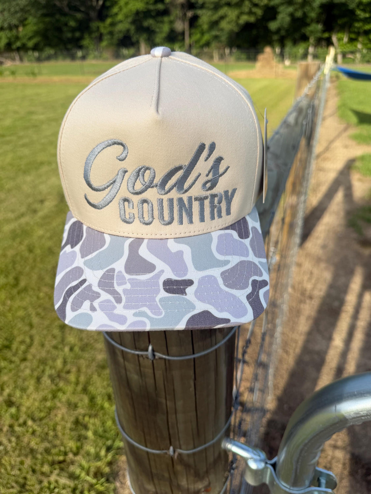 God’s Country Embroidered Trucker Cap