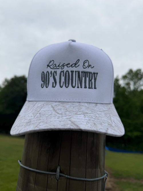90's Country Music Embroidered SnapBack Hat: Western Style Cap