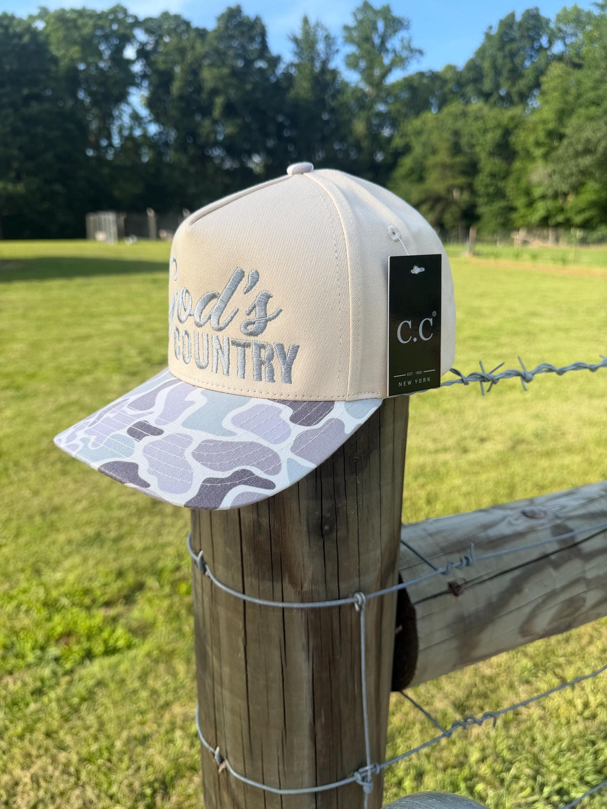 God’s Country Embroidered Trucker Cap