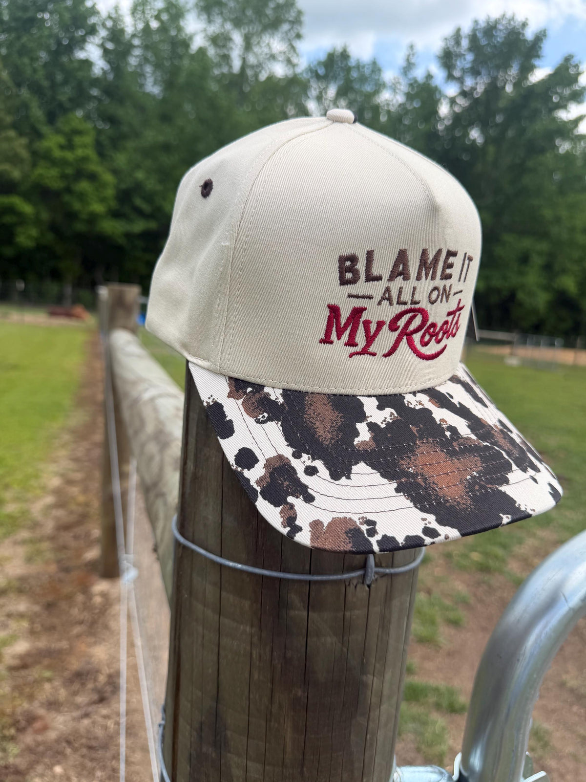 Cow Print Trucker Hat