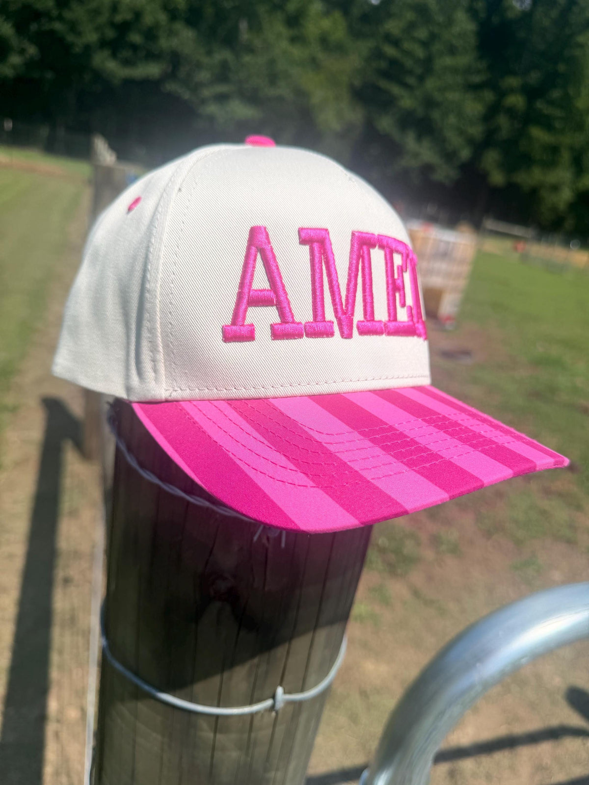 Embroidered AMEN trucker hat