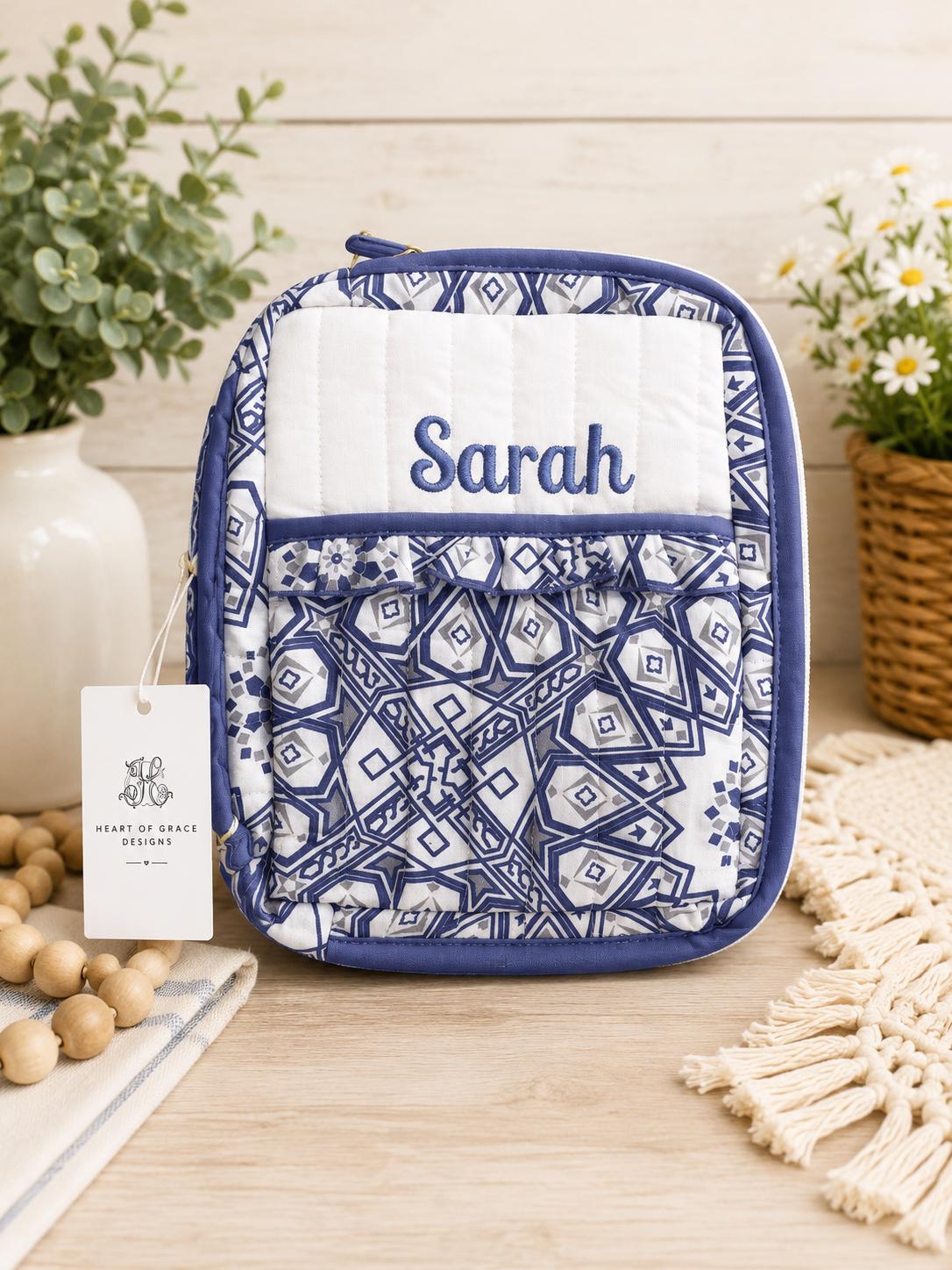Personalized Quilted Bible Cover