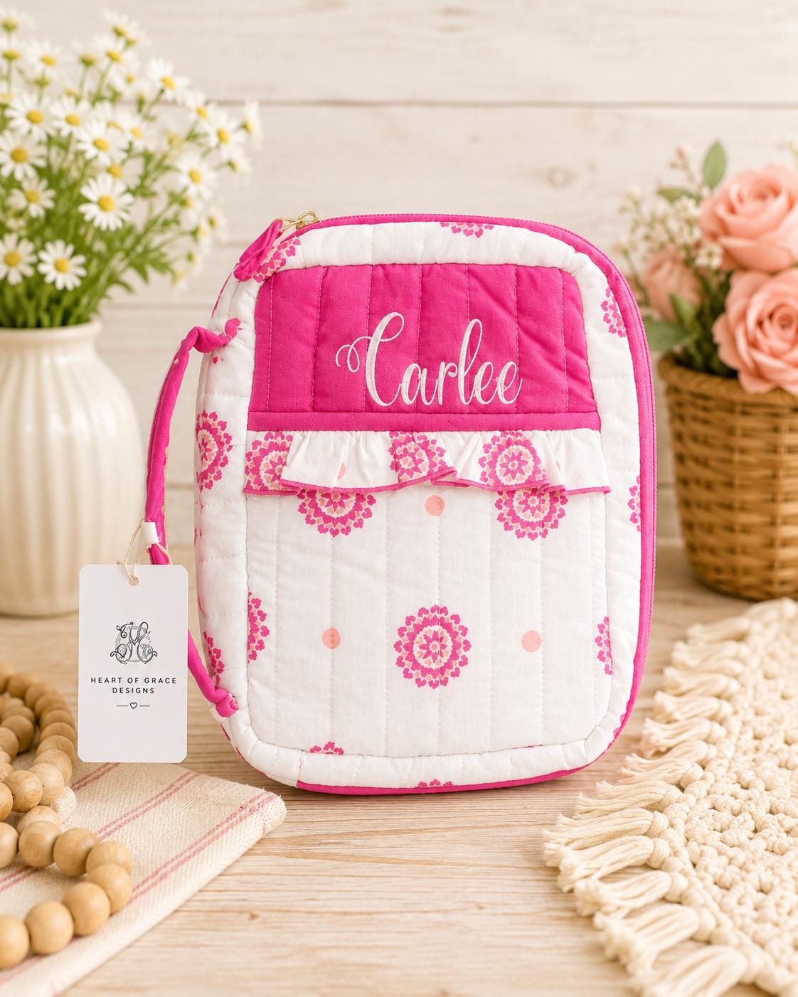 Personalized Quilted Bible Cover