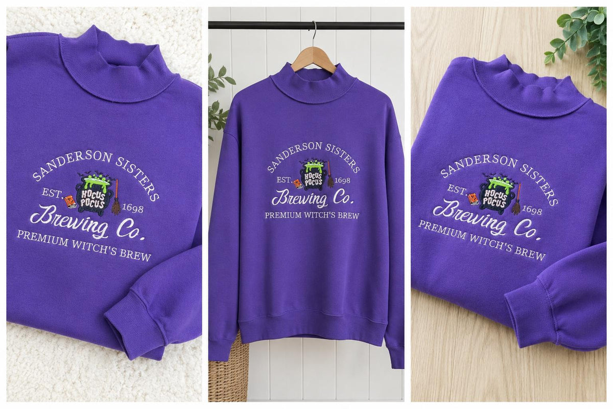 Hocus Pocus Mock Neck Sweatshirt