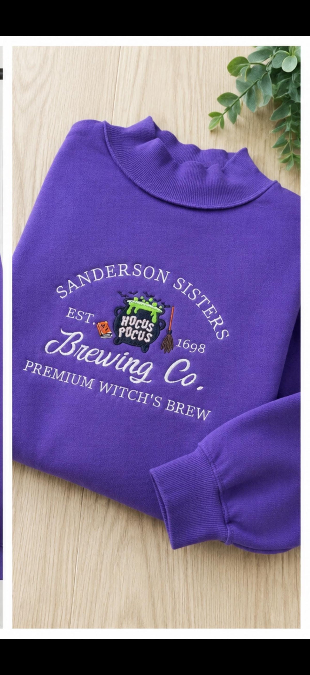 Hocus Pocus Mock Neck Sweatshirt