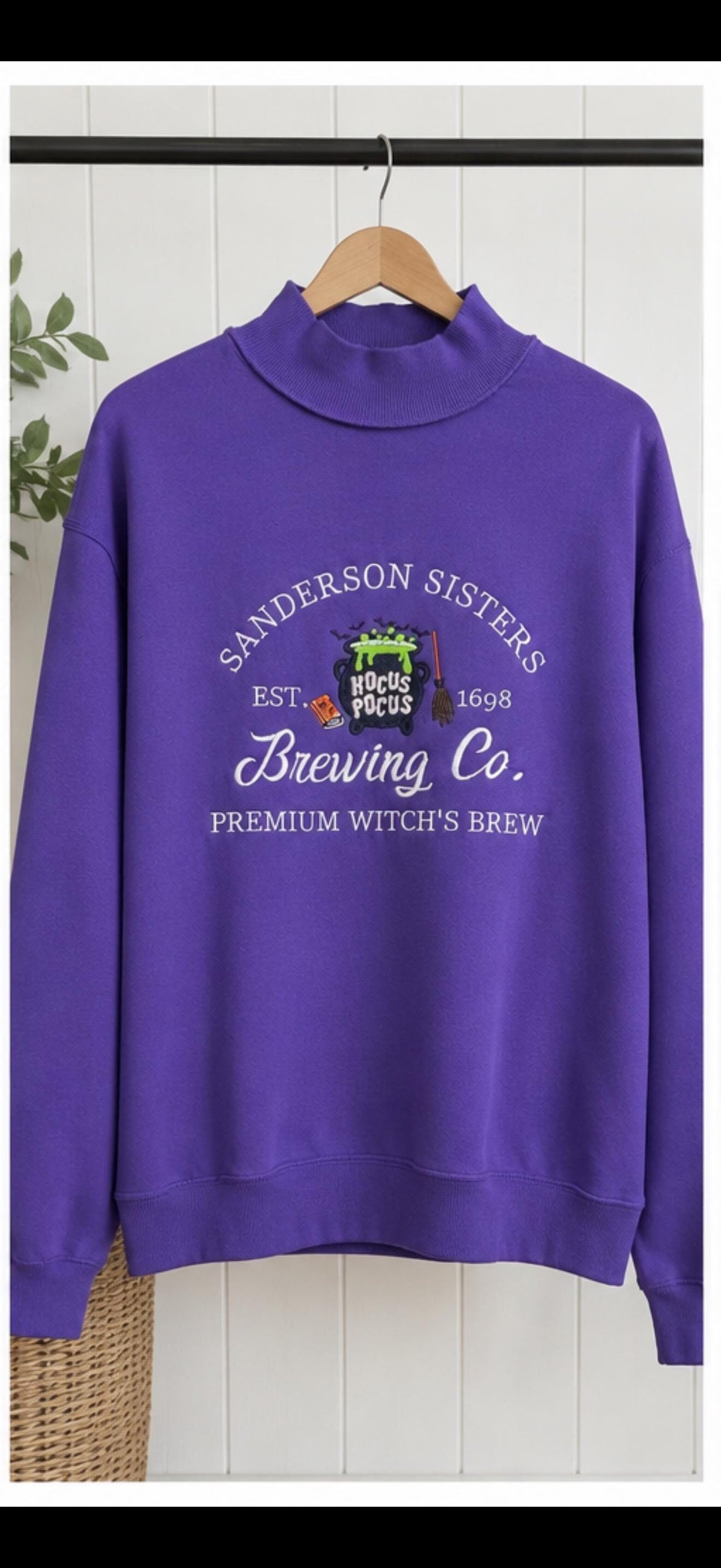 Hocus Pocus Mock Neck Sweatshirt