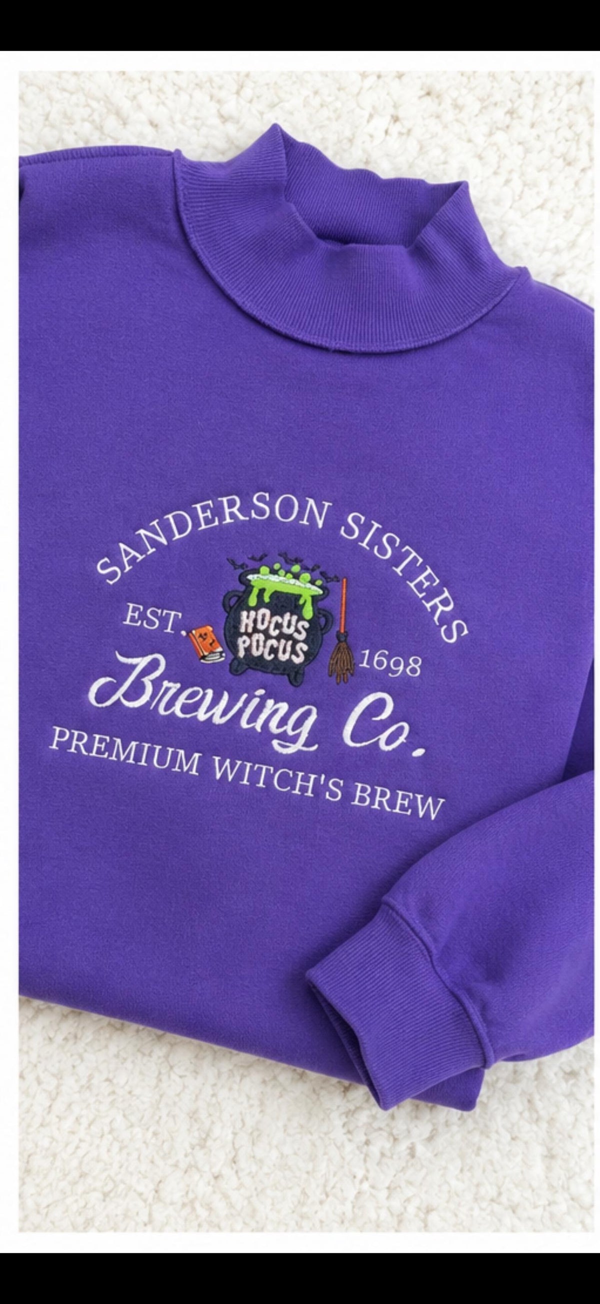 Hocus Pocus Mock Neck Sweatshirt